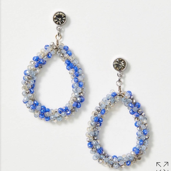 NWT Loft Rondelle Drop Earrings - Picture 2 of 2